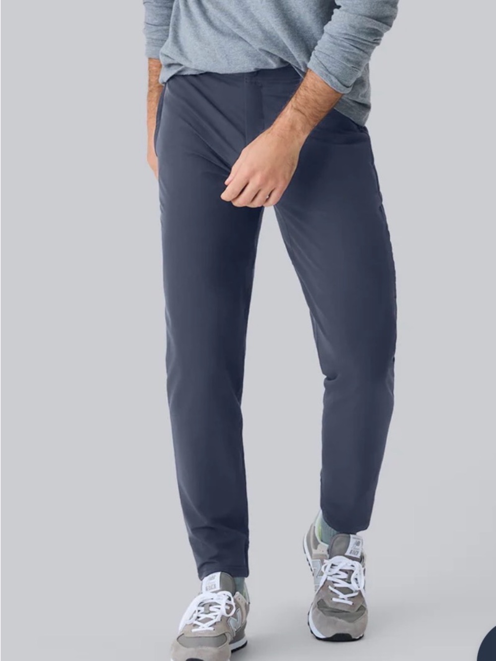 Mack Weldon gray radius flex joggers
